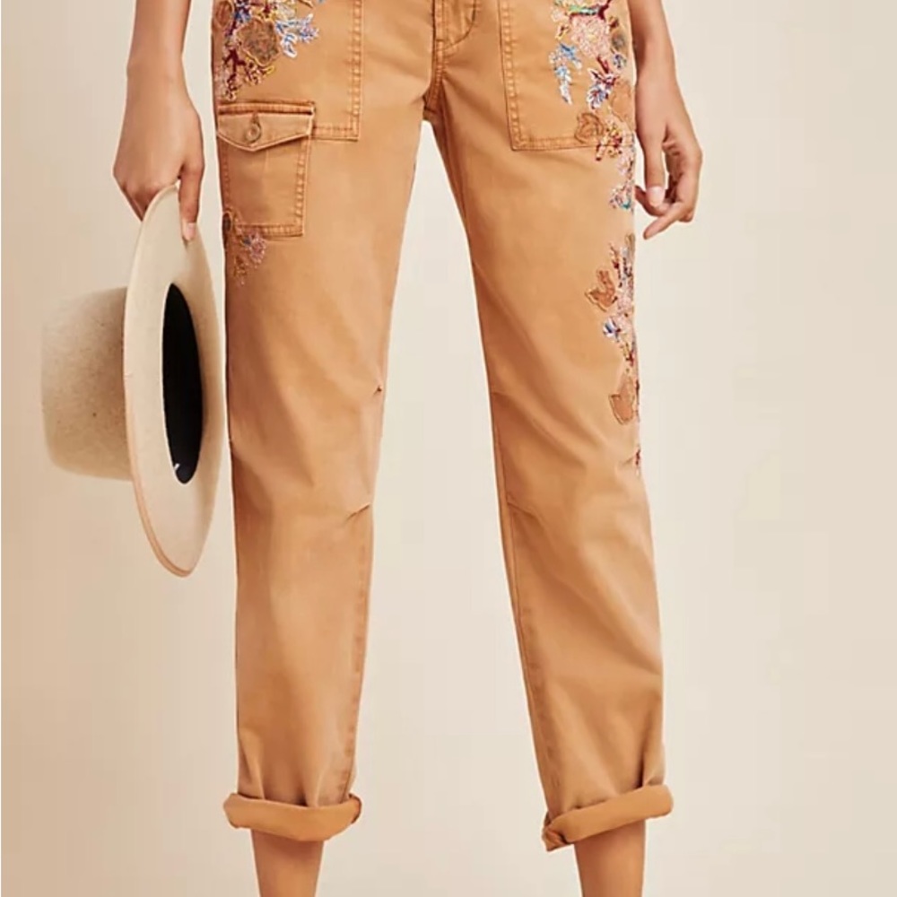 Anthropologie Embroidered Pants for Women